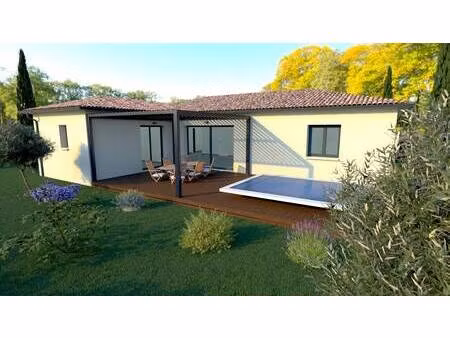 terrain avec maison neuve à vendre