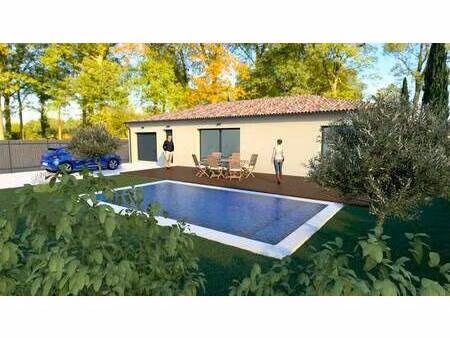 terrain avec maison neuve à vendre