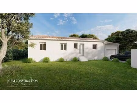 terrain avec maison neuve à vendre