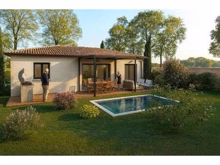 terrain avec maison neuve à vendre