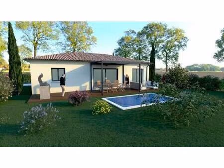 terrain avec maison neuve à vendre