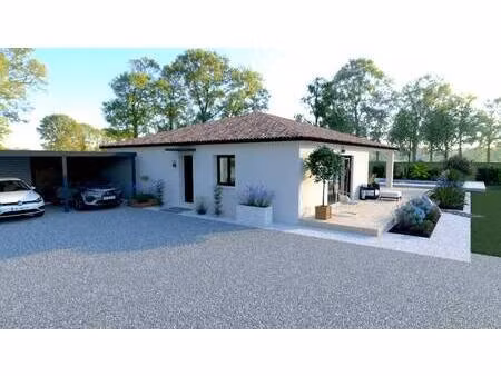 terrain avec maison neuve à vendre