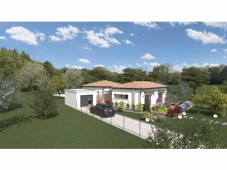 terrain avec maison neuve à vendre