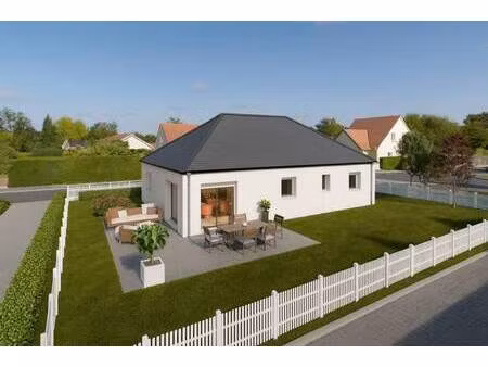 terrain avec maison neuve à vendre