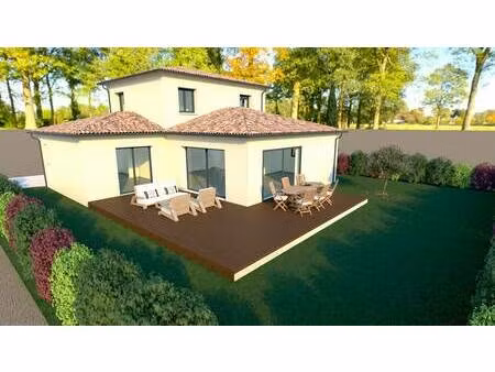 terrain avec maison neuve à vendre