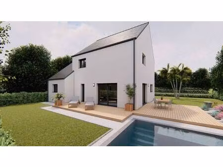 terrain avec maison neuve à vendre