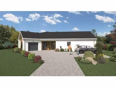 terrain avec maison neuve à vendre