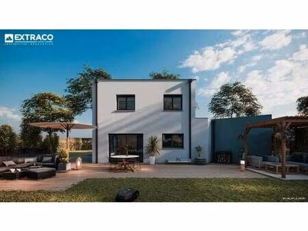 terrain avec maison neuve à vendre