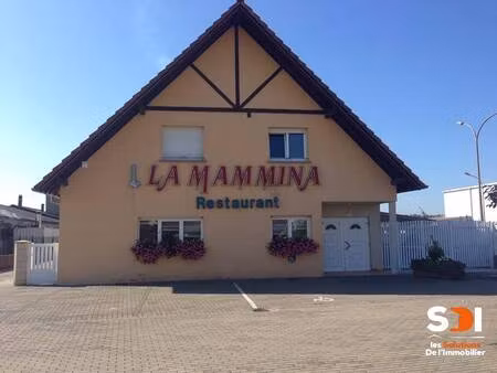 hindisheim - fonds de commerce 241m² + terrasse + pks - hindisheim
