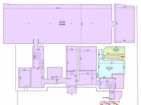 local commercial 360 m² – libre de toute occupation – ancienne salle des coffres – rouen c