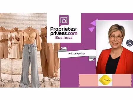 ille-et-vilaine - 35120 dol de bretagne - fonds de commerce pret a porter  135 m²