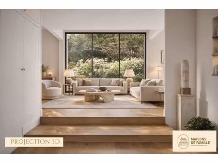 zaha - maison d'architecte à vendre au hameau de la jonchère