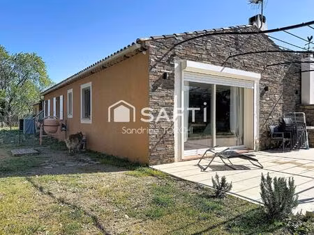 plain-pied 100m² sur 1500m² de terrain avec piscine à le thoronet.