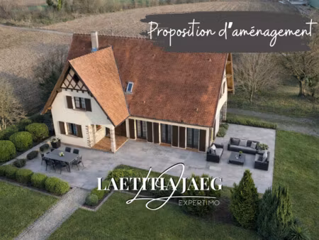 grande maison familiale – 168 m² – 7 pièces – terrain 27 ares – au calme – bindernheim