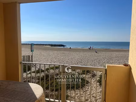 carnon charmant studio vue mer avril/juin