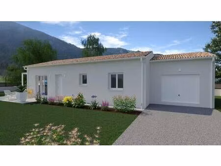 terrain avec maison neuve à vendre