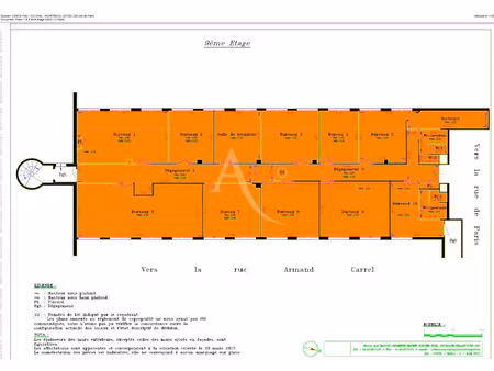location locaux professionnels 388 m² à montreuil (93100)  6 790 €