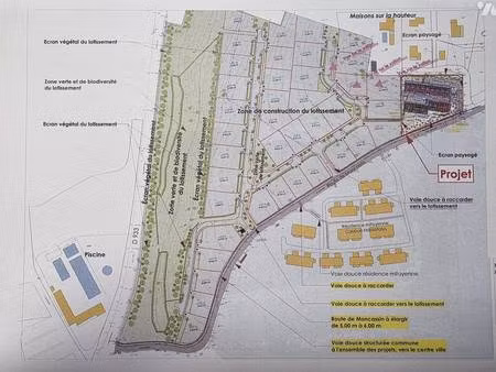 terrain constructible viabilisé à vendre