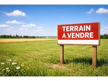 terrain constructible viabilisé à vendre