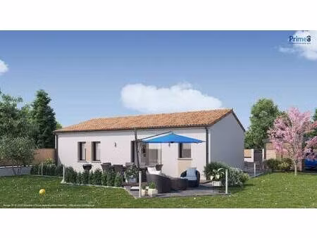 terrain avec maison neuve à vendre