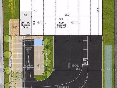 local d'activités à vendre