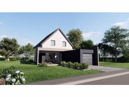 terrain avec maison neuve à vendre