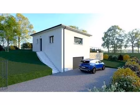 terrain avec maison neuve à vendre