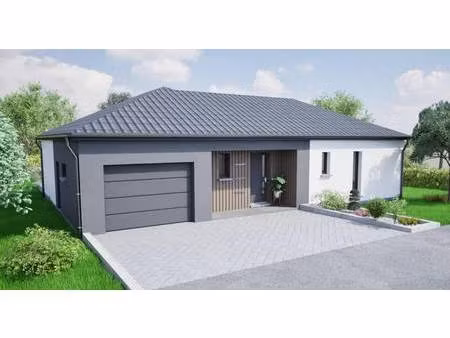 terrain avec maison neuve à vendre