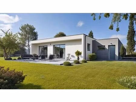 terrain avec maison neuve à vendre