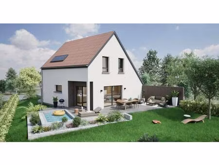 terrain avec maison neuve à vendre