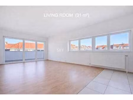 gribaumont: penthouse 2 ch. de 70 m² + 1 garage + 1 parking