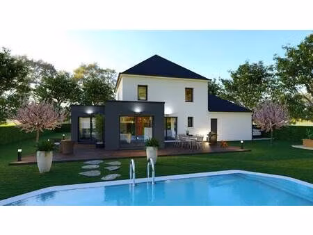 terrain avec maison neuve à vendre