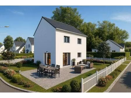 terrain avec maison neuve à vendre
