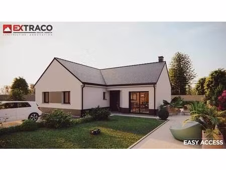 terrain avec maison neuve à vendre