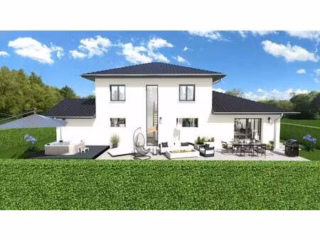 terrain avec maison neuve à vendre