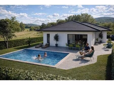 terrain avec maison neuve à vendre