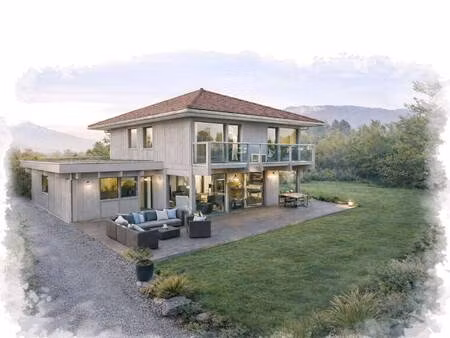 terrain avec maison neuve à vendre