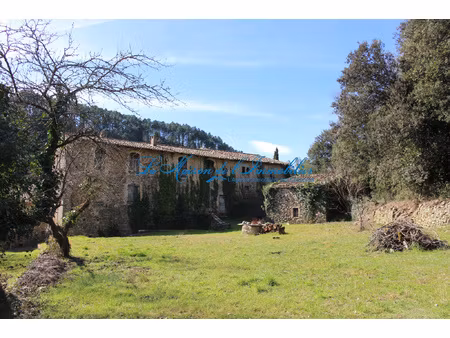 st jean du gard  magnifique maison en pierres à rénover sur