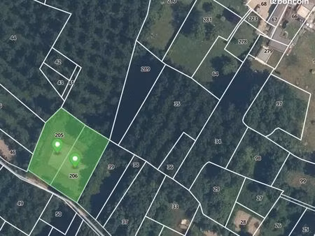 terrain de loisir – 1 360 m² – val-du-mignon