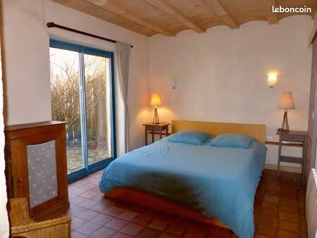 maison meublée avec jardin 300 m-- sans vis-à-vis - parking - aumessas (cévennes)