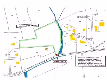 terrain à valderoure