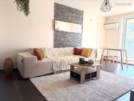 appartement lumineux 73 m² – t3 – résidence calme – martigues