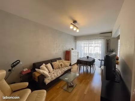 nice borriglione 2p 46 m2 balcon  clim  3ᵉ étage