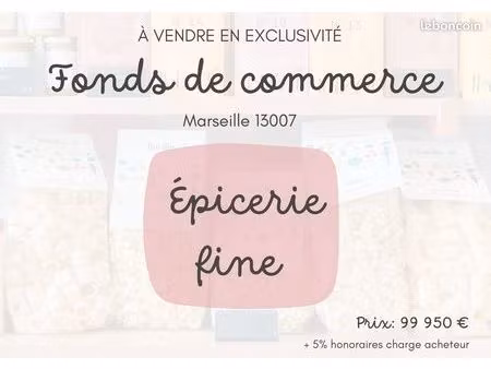 épicerie 32 m² marseille