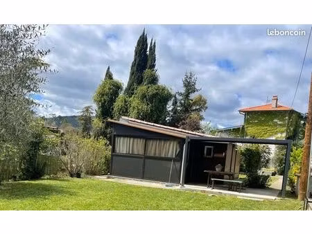 terrain de loisirs de 280m2 plus cabanon 34m2 -levens