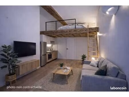 studio canut rénové – croix-rousse / lyon 1 – 16 m² carrez (22 m² utile) refait à neuf