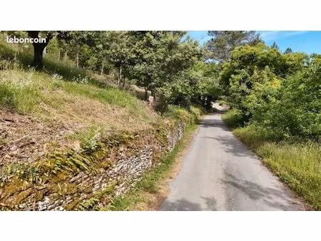 terrain constructible 1 628 m² – malbosc (ardèche)