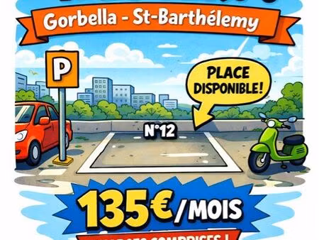 parking nice gorbella / st barthélémy