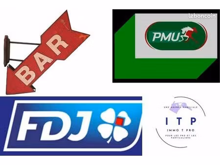 bar  fdj  pmu  tabac 80 m² saint-quentin