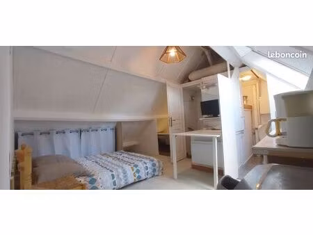 studio meublé de 24 m² au sol et 9 m² (carrez)